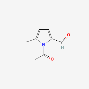 molecular formula C8H9NO2 B588716 1-Acetyl-5-methyl-1H-pyrrole-2-carbaldehyde CAS No. 144147-06-8