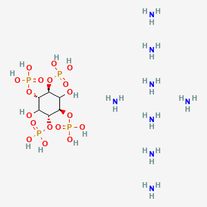 molecular formula C6H12O18P4 · 4NH4 B588719 myo-Inositol 1,3,4,6-tetrakis-phosphate ammonium salt CAS No. 142507-74-2