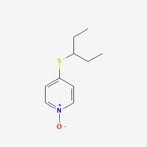 4-(3-Pentanylsulfanyl)pyridine 1-oxide