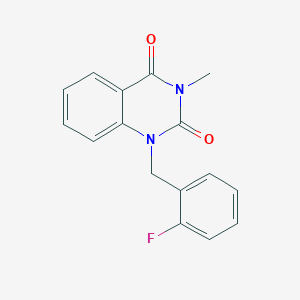 1-(2-fluorobenzyl)-3-methyl-2,4(1H,3H)-quinazolinedione