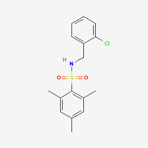 N-(2-chlorobenzyl)-2,4,6-trimethylbenzenesulfonamide