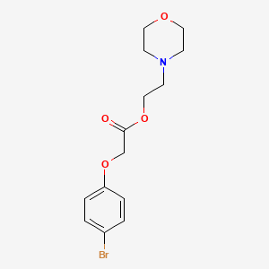 molecular formula C14H18BrNO4 B5887271 2-(4-morpholinyl)ethyl (4-bromophenoxy)acetate 