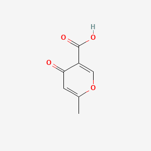 molecular formula C7H6O4 B588728 6-Methyl-4-oxo-4H-pyran-3-carboxylic acid CAS No. 158205-36-8