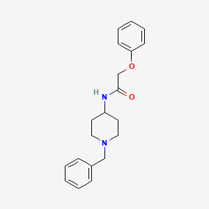 molecular formula C20H24N2O2 B5887281 N-(1-benzyl-4-piperidinyl)-2-phenoxyacetamide 
