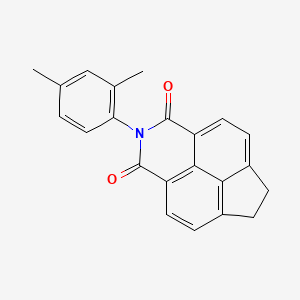 molecular formula C22H17NO2 B5887308 2-(2,4-dimethylphenyl)-6,7-dihydro-1H-indeno[6,7,1-def]isoquinoline-1,3(2H)-dione 