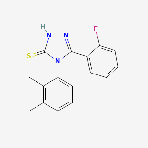 molecular formula C16H14FN3S B5887327 4-(2,3-dimethylphenyl)-5-(2-fluorophenyl)-2,4-dihydro-3H-1,2,4-triazole-3-thione 