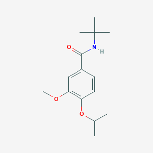 molecular formula C15H23NO3 B5887434 N-(tert-butyl)-4-isopropoxy-3-methoxybenzamide 