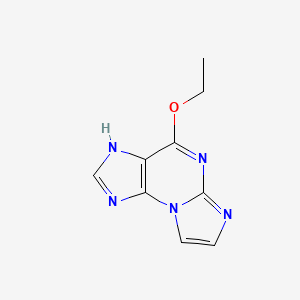 molecular formula C9H9N5O B588745 4-Ethoxy-1H-imidazo[2,1-b]purine CAS No. 154086-80-3