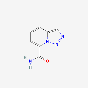 B588751 [1,2,3]Triazolo[1,5-a]pyridine-7-carboxamide CAS No. 144675-83-2