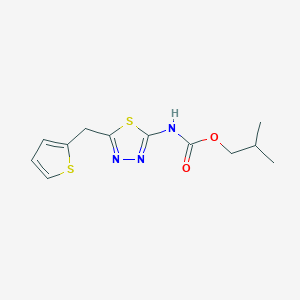 molecular formula C12H15N3O2S2 B5887539 isobutyl [5-(2-thienylmethyl)-1,3,4-thiadiazol-2-yl]carbamate 