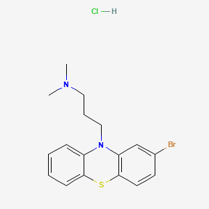 molecular formula C17H20BrClN2S B588755 Brompromazina Clorhidrato CAS No. 15502-93-9