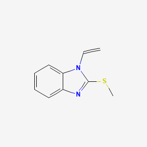 molecular formula C10H10N2S B588756 2-(Methylthio)-1-vinyl-1H-benzo[d]imidazole CAS No. 138174-52-4