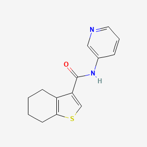 N-3-pyridinyl-4,5,6,7-tetrahydro-1-benzothiophene-3-carboxamide