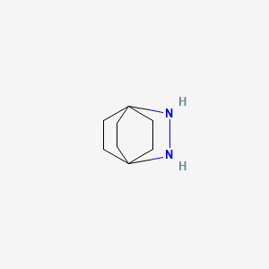 molecular formula C8H14N2 B588762 2,3-Diazatricyclo[2.2.2.2~1,4~]decane CAS No. 147951-83-5