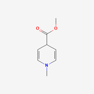 molecular formula C8H11NO2 B588766 1-Methyl-1,4-dihydropyridine-4-carboxylic acid methyl ester CAS No. 134361-54-9
