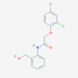 2-(2,4-dichlorophenoxy)-N-[2-(hydroxymethyl)phenyl]acetamide
