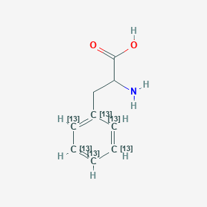 molecular formula C9H11NO2 B588771 L-Phenylalanine (ring-13C6) CAS No. 180268-82-0