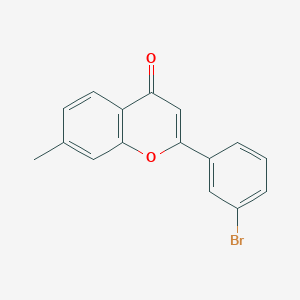 molecular formula C16H11BrO2 B5887717 2-(3-bromophenyl)-7-methyl-4H-chromen-4-one 