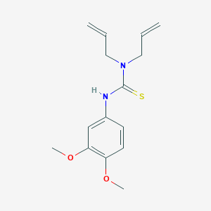 molecular formula C15H20N2O2S B5887756 N,N-diallyl-N'-(3,4-dimethoxyphenyl)thiourea 