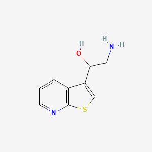 molecular formula C9H10N2OS B588777 2-Amino-1-(thieno[2,3-b]pyridin-3-yl)ethanol CAS No. 152939-32-7