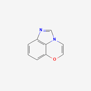 molecular formula C9H6N2O B588781 9-Oxa-1,3-diazatricyclo[6.3.1.04,12]dodeca-2,4(12),5,7,10-pentaene CAS No. 135620-46-1