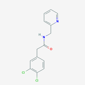 molecular formula C14H12Cl2N2O B5887823 2-(3,4-dichlorophenyl)-N-(2-pyridinylmethyl)acetamide 