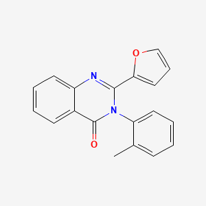 molecular formula C19H14N2O2 B5887831 2-(2-furyl)-3-(2-methylphenyl)-4(3H)-quinazolinone CAS No. 62820-52-4