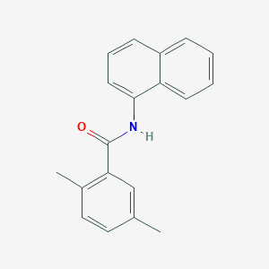 molecular formula C19H17NO B5887846 2,5-dimethyl-N-(naphthalen-1-yl)benzamide 