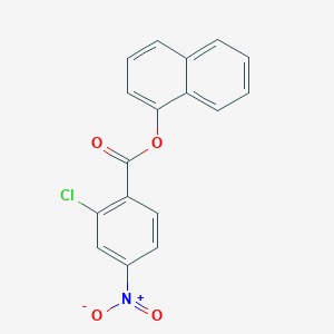 molecular formula C17H10ClNO4 B5887878 1-naphthyl 2-chloro-4-nitrobenzoate 