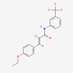 (2E)-3-(4-ethoxyphenyl)-N-[3-(trifluoromethyl)phenyl]prop-2-enamide