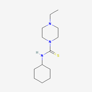 N-cyclohexyl-4-ethyl-1-piperazinecarbothioamide