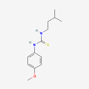 molecular formula C13H20N2OS B5887934 N-(4-methoxyphenyl)-N'-(3-methylbutyl)thiourea 