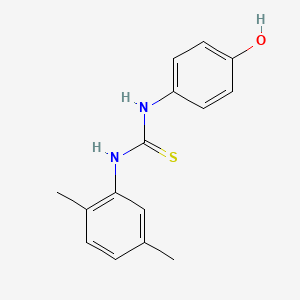 molecular formula C15H16N2OS B5887979 N-(2,5-dimethylphenyl)-N'-(4-hydroxyphenyl)thiourea 