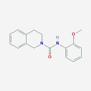 molecular formula C17H18N2O2 B5888001 N-(2-methoxyphenyl)-3,4-dihydro-2(1H)-isoquinolinecarboxamide 