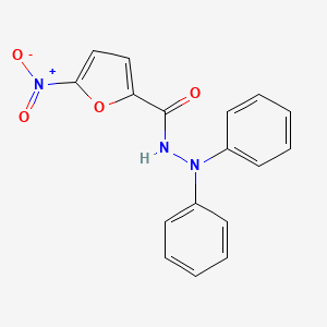 molecular formula C17H13N3O4 B5888025 5-nitro-N',N'-diphenyl-2-furohydrazide 
