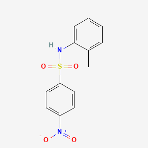 molecular formula C13H12N2O4S B5888042 N-(2-methylphenyl)-4-nitrobenzenesulfonamide 