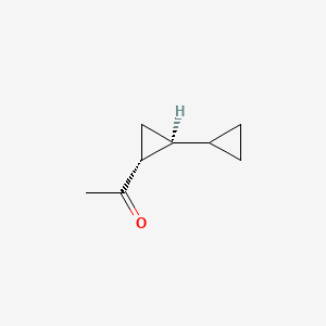 Ethanone, 1-[1,1-bicyclopropyl]-2-yl-, trans-(9CI)