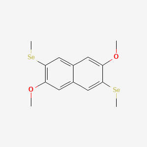 molecular formula C14H16O2Se2 B588811 2,6-Dimethoxy-3,7-bis(methylseleno)-naphthalene CAS No. 136559-37-0