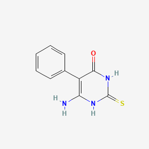 molecular formula C10H9N3OS B5888152 6-amino-5-phenyl-2-thioxo-2,3-dihydro-4(1H)-pyrimidinone 
