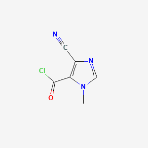 4-Cyano-1-methyl-1H-imidazole-5-carbonyl chloride