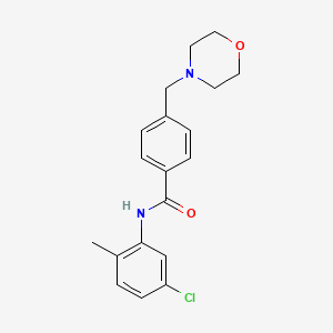 molecular formula C19H21ClN2O2 B5888194 N-(5-chloro-2-methylphenyl)-4-(4-morpholinylmethyl)benzamide 