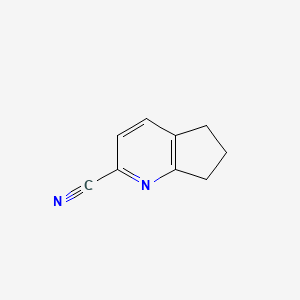 6,7-Dihydro-5H-cyclopenta[b]pyridine-2-carbonitrile