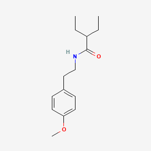 2-ethyl-N-[2-(4-methoxyphenyl)ethyl]butanamide