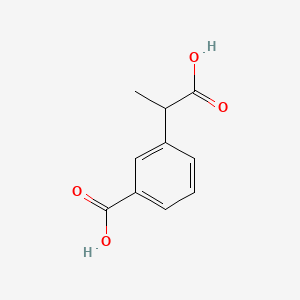 molecular formula C10H10O4 B588822 3-(1-Carboxyethyl)benzoic acid CAS No. 68432-95-1