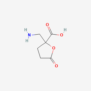 2-(Aminomethyl)-5-oxotetrahydrofuran-2-carboxylic acid