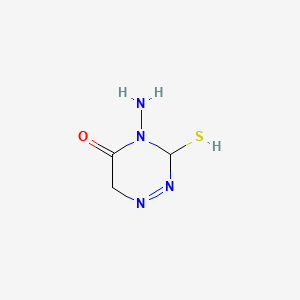4-Amino-3-mercapto-3,4-dihydro-1,2,4-triazin-5(6H)-one