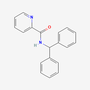 N-(diphenylmethyl)-2-pyridinecarboxamide