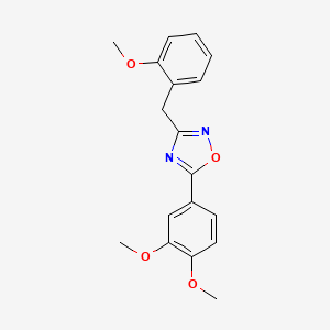 5-(3,4-dimethoxyphenyl)-3-(2-methoxybenzyl)-1,2,4-oxadiazole