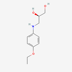 (2R)-3-(4-ethoxyanilino)propane-1,2-diol