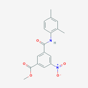 molecular formula C17H16N2O5 B5888495 methyl 3-{[(2,4-dimethylphenyl)amino]carbonyl}-5-nitrobenzoate 